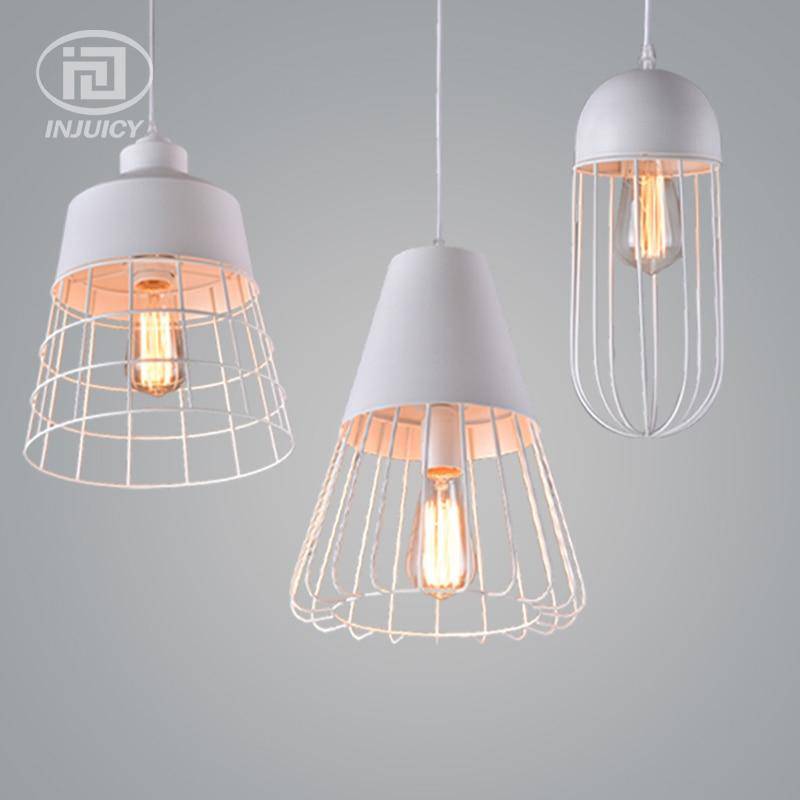 Suspension design cage colorée de plusieurs formes Loft - vue 5 sur 7