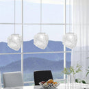 Suspension design LED en forme de pierre cristal Light