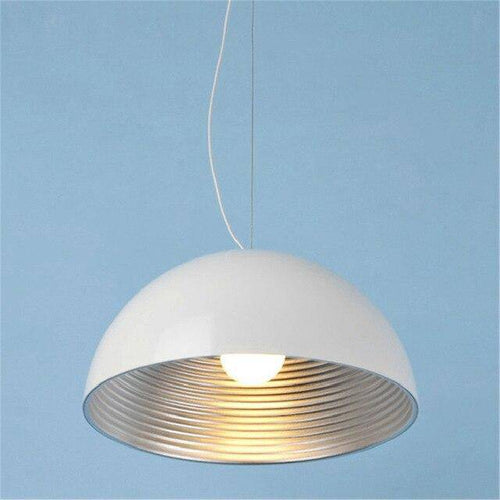 Suspension design LED avec abat-jour arrondi en métal style Island - vue 7 sur 7