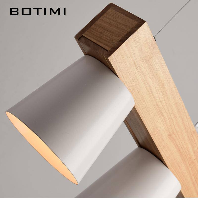 Suspension en bois avec abat-jour en métal Nordic - vue 4 sur 6