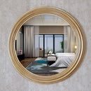 Grand miroir mural rond 68cm rétro American
