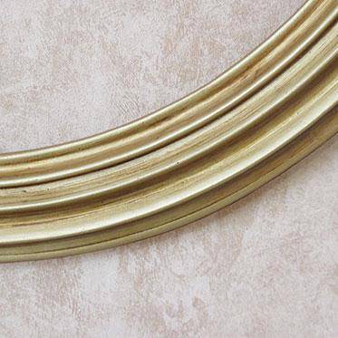 Grand miroir mural rond 68cm rétro American - vue 4 sur 4