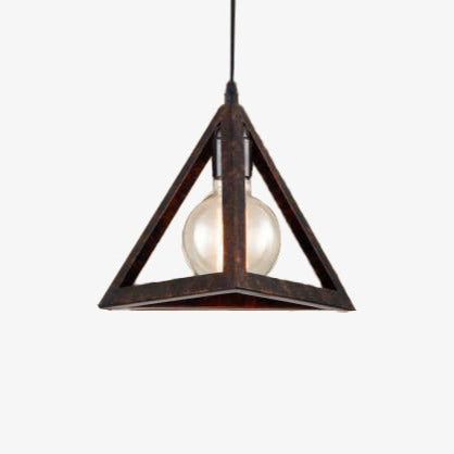Suspension design en triangle de différentes couleurs - vue 10 sur 10