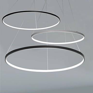 Lustre LED cercle suspendu design 80cm - vue 7 sur 6