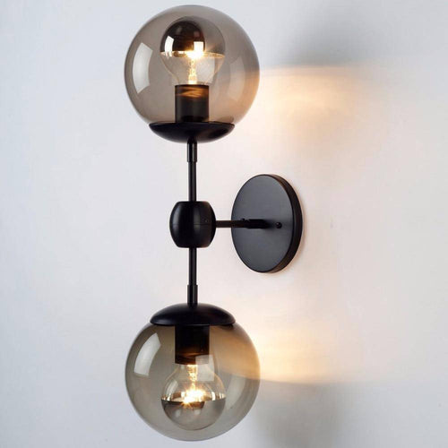 Applique murale design avec boules en verre Vintage - vue 3 sur 3