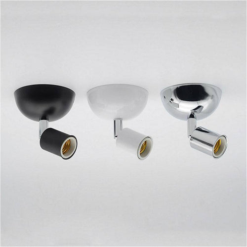 Spot LED directionnel à fixer au plafond ou au mur (noir, blanc ou chromé) - vue 3 sur 5