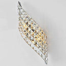Applique murale LED diagonale en cristal