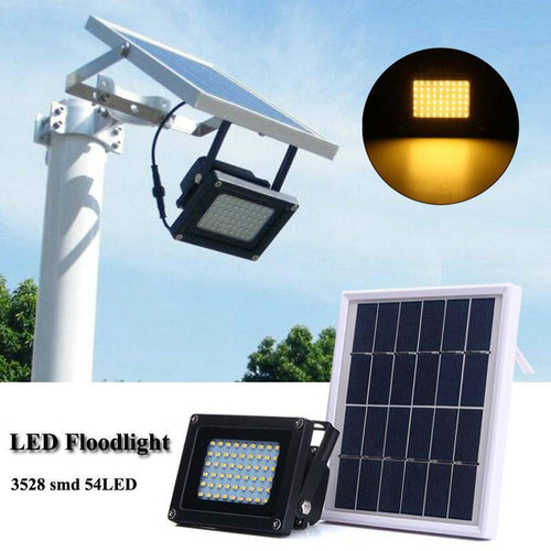 Projecteur extérieur solaire 54 LEDs Sensor - vue 2 sur 3