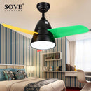 Ventilateur de plafond pour enfant à pales colorées Sove