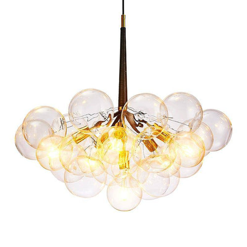 Lustre design avec bulles en verre Modern - vue 3 sur 11