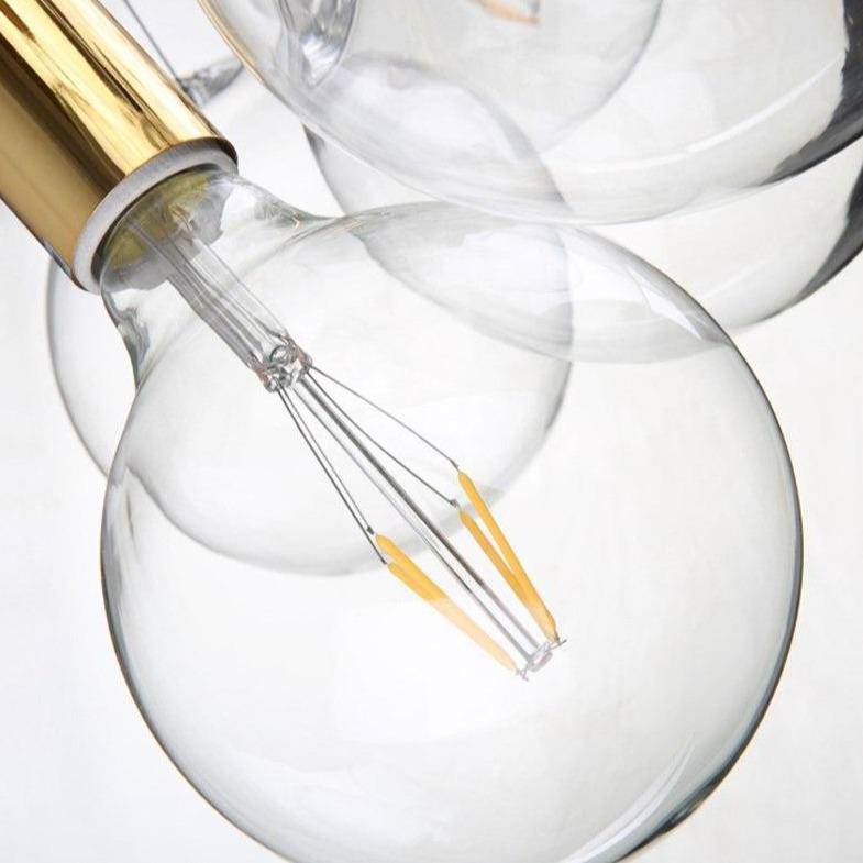 Lustre design avec bulles en verre Modern - vue 11 sur 11