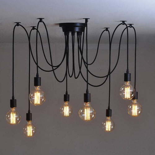 Suspension American Vintage ampoules pendues - vue 3 sur 5