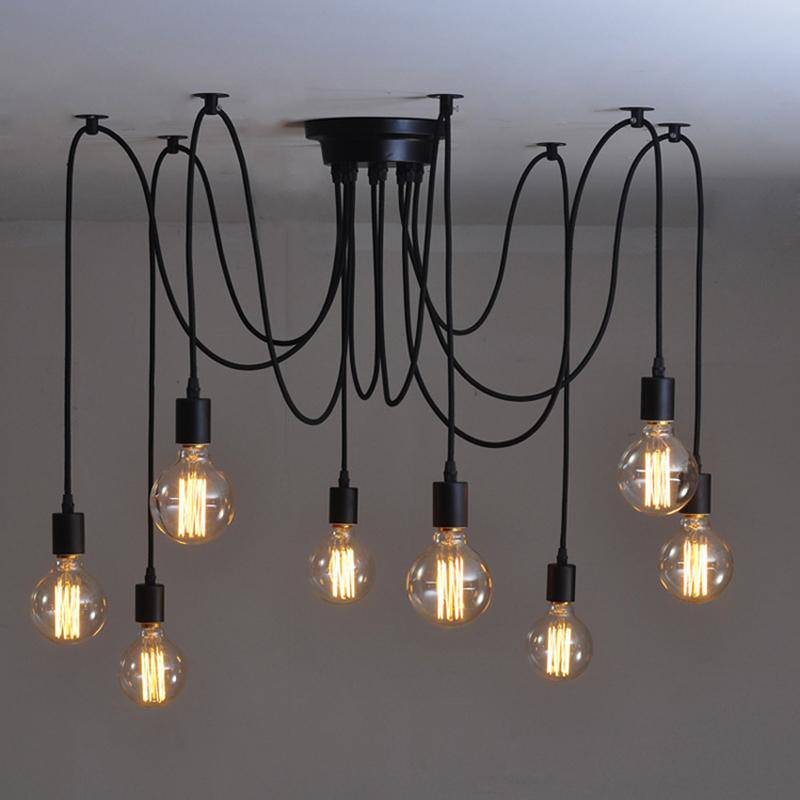 Suspension American Vintage ampoules pendues - vue 3 sur 5