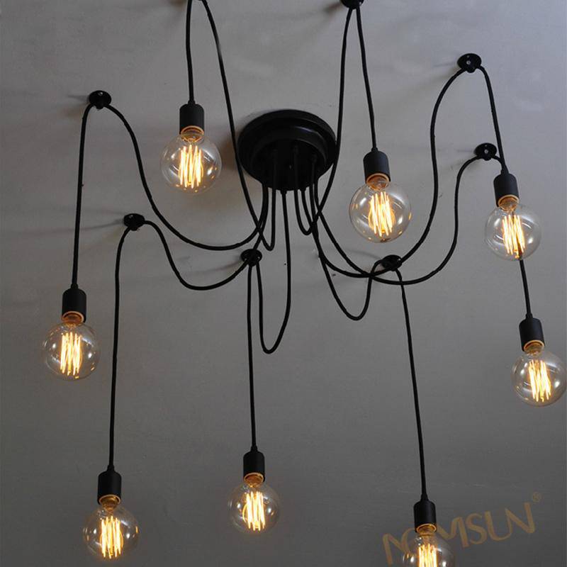 Suspension American Vintage ampoules pendues - vue 4 sur 5