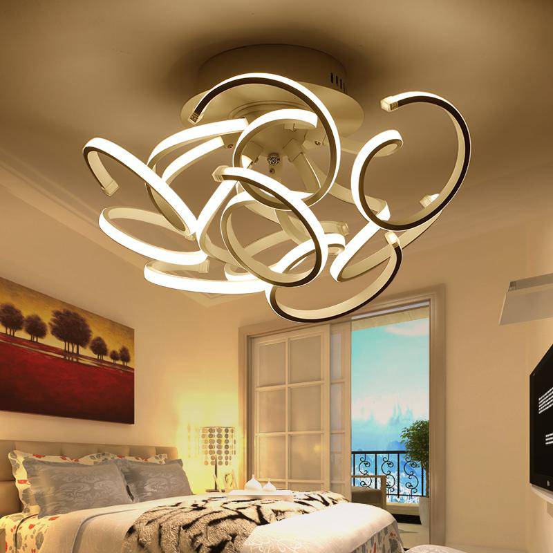 Plafonnier design LED Aluminum - vue 3 sur 6