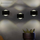 Applique murale à LED carré Gris
