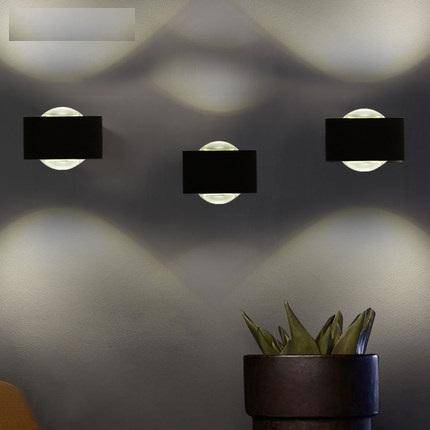 Applique murale à LED carré Noir - vue 3 sur 3