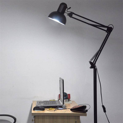 Lampadaire sur pied avec bras articulé couleurs - vue 2 sur 6