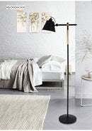 Lampadaire en bois et métal design ajustable Floor