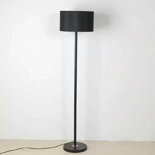 Lampadaire sur pied noir avec abat-jour - vue 2 sur 2