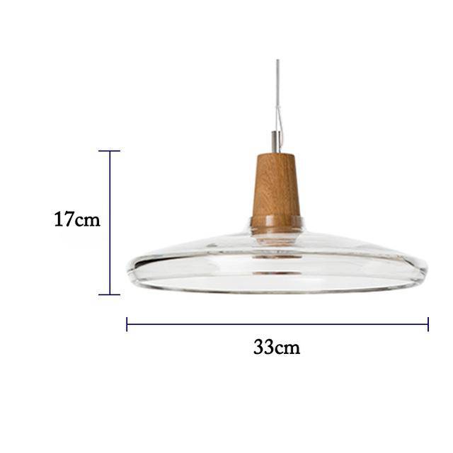 Suspension à LED en verre de différentes formes - vue 4 sur 11