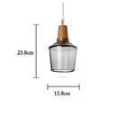 Suspension à LED en verre de différentes formes