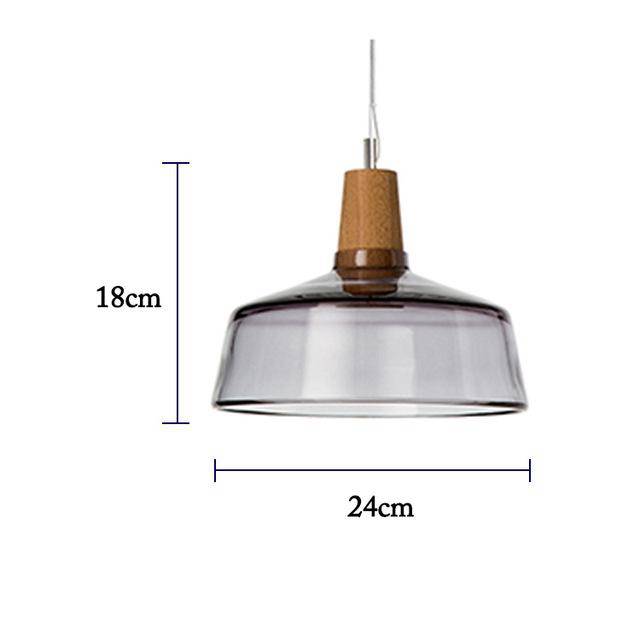 Suspension à LED en verre de différentes formes - vue 5 sur 11