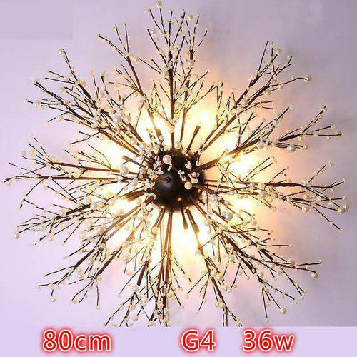Lustre en cristal en forme de branches d'arbre - vue 4 sur 4
