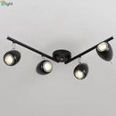 Plafonnier en métal avec spot LED dirigeables