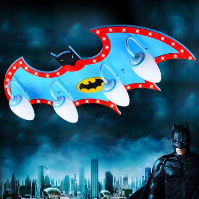 Plafonnier enfant symbole Batman - vue 2 sur 2