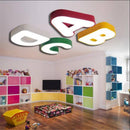 Plafonnier enfant LED en forme de lettres de l'alphabet