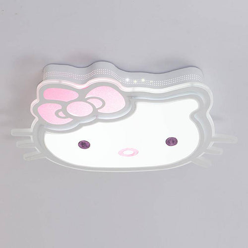 Plafonnier enfant LED tête de Hello Kitty - vue 2 sur 2