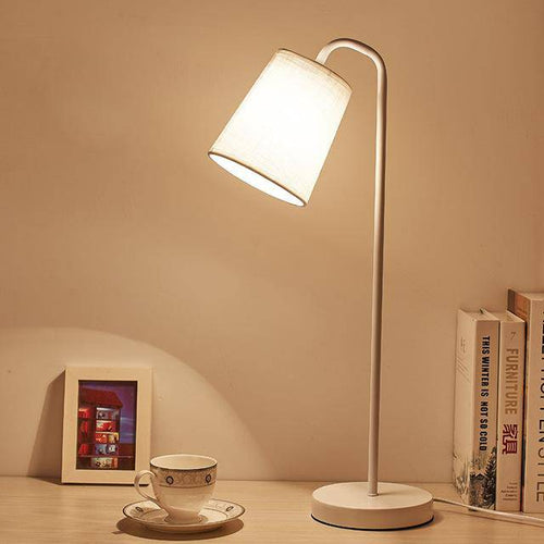 Lampe de chevet et bureau à LED avec pied droit et abat-jour - vue 4 sur 3