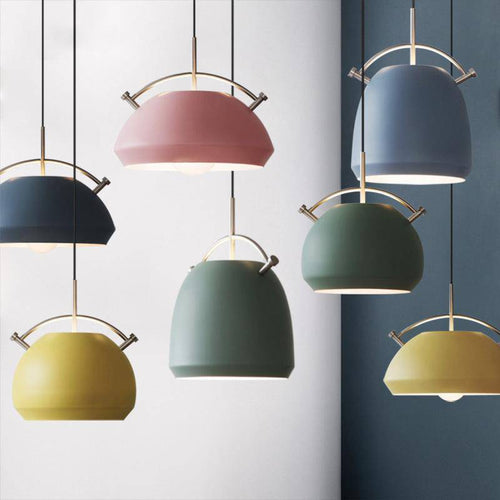 Suspension design moderne à LED en forme de marmite - vue 4 sur 32