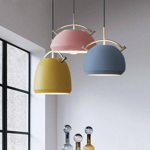 Suspension design moderne à LED en forme de marmite - vue 3 sur 32