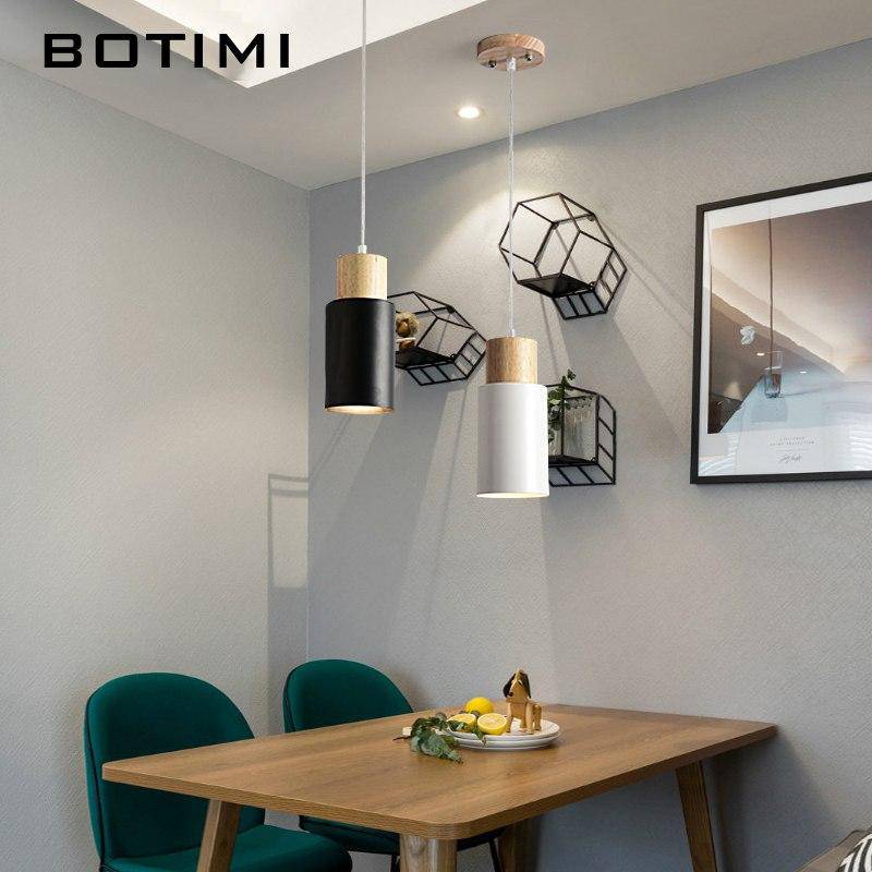 Suspension design tube en bois Botimi - vue 7 sur 8