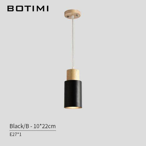 Suspension design tube en bois Botimi - vue 9 sur 8