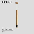 Suspension design tube en bois Botimi