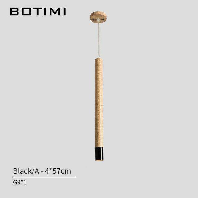 Suspension design tube en bois Botimi - vue 6 sur 8