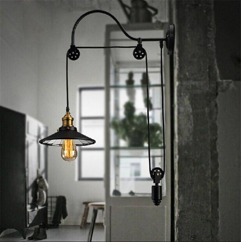 Applique murale rustique loft en métal antique - vue 5 sur 6