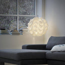 Suspension design ondulé blanc