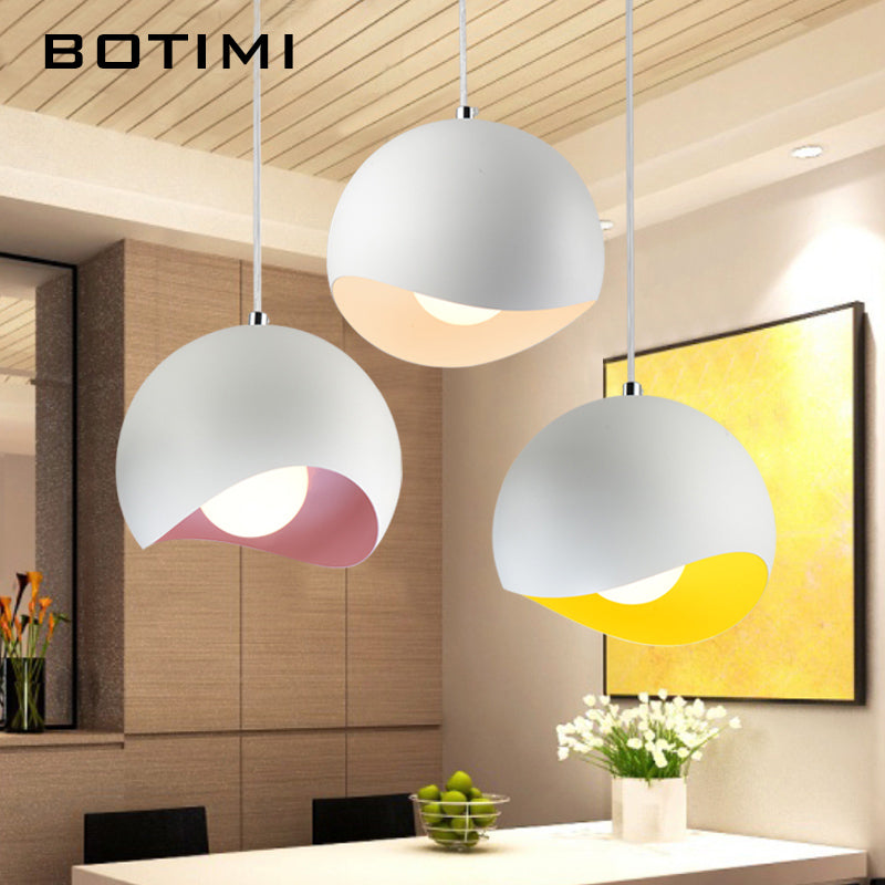 Suspension design en boule ouverte de couleur Botimi - vue 2 sur 15