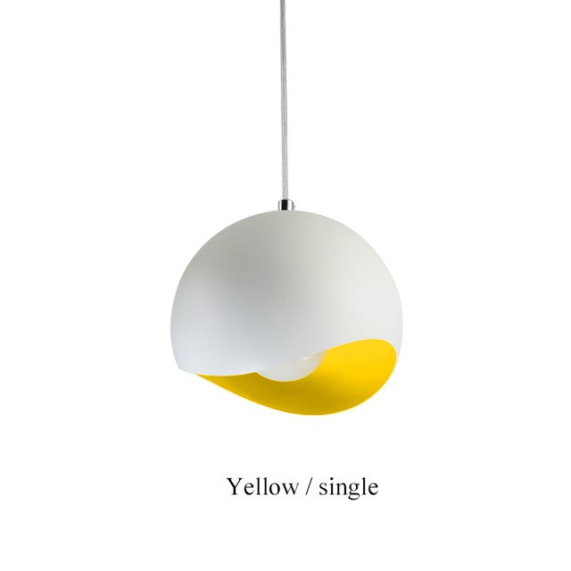 Suspension design en boule ouverte de couleur Botimi - vue 5 sur 15