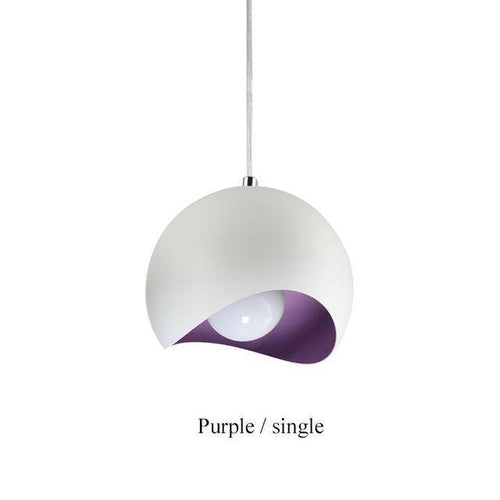Suspension design en boule ouverte de couleur Botimi - vue 9 sur 15