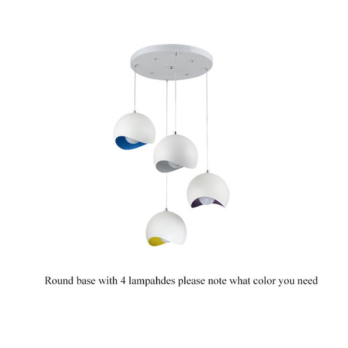 Suspension design en boule ouverte de couleur Botimi - vue 4 sur 15