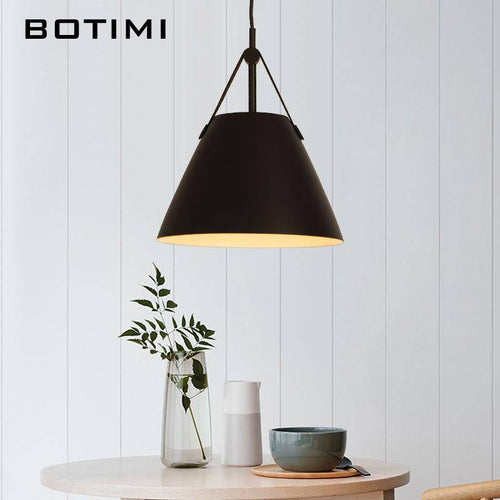 Suspension design LED en métal et tissu Botimi - vue 5 sur 13