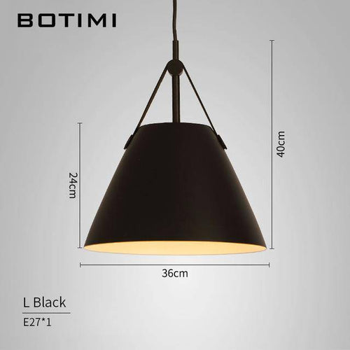 Suspension design LED en métal et tissu Botimi - vue 8 sur 13