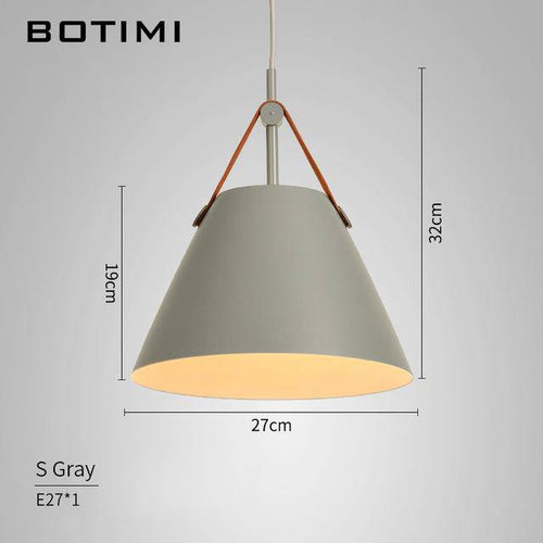 Suspension design LED en métal et tissu Botimi - vue 9 sur 13