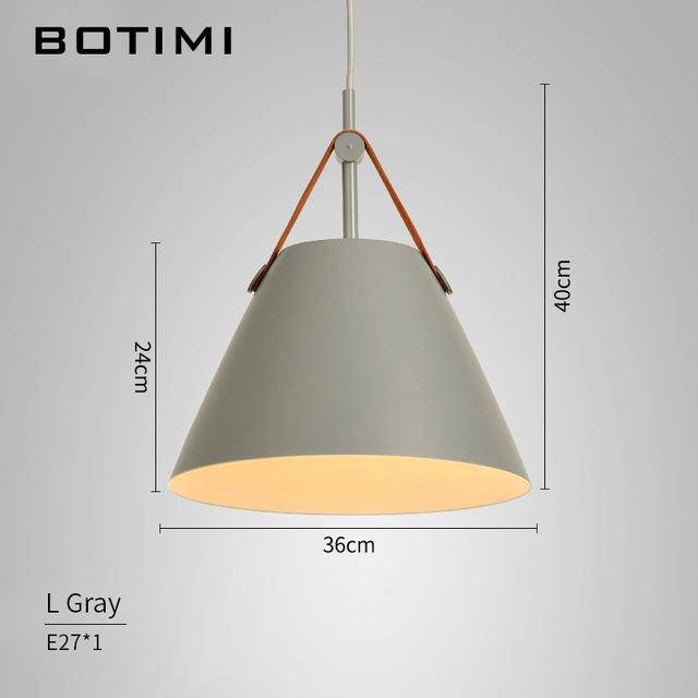 Suspension design LED en métal et tissu Botimi - vue 10 sur 13