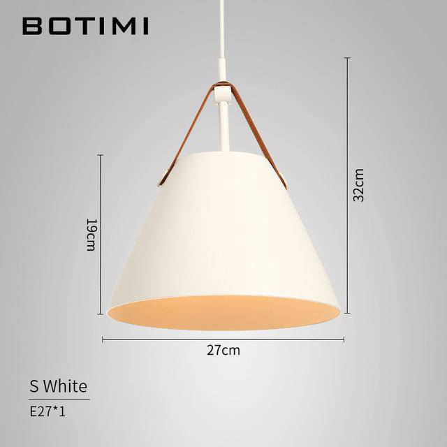 Suspension design LED en métal et tissu Botimi - vue 9 sur 13